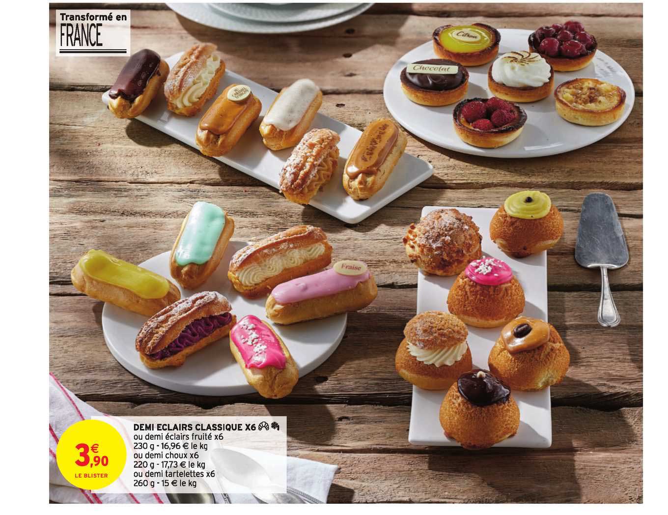 Demi éclairs Classique X6