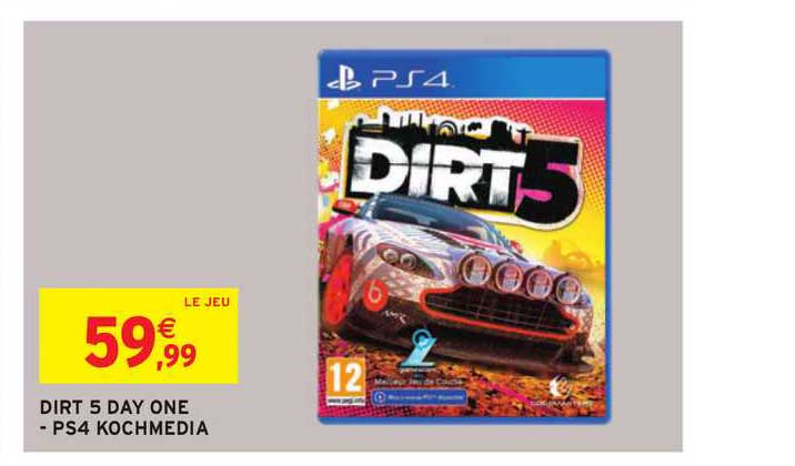 dirt 5 day one - ps4 kochmedia