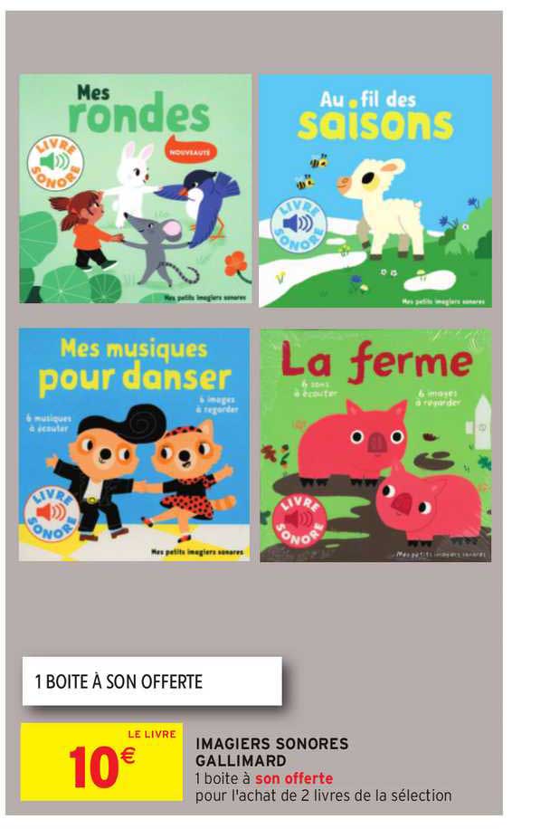 imagiers sonores gallimard