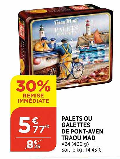 Palets Ou Galettes De Pont Aven Traou Mad 30% De Remise Immédiate
