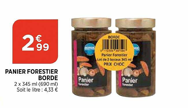 panier forestier borde