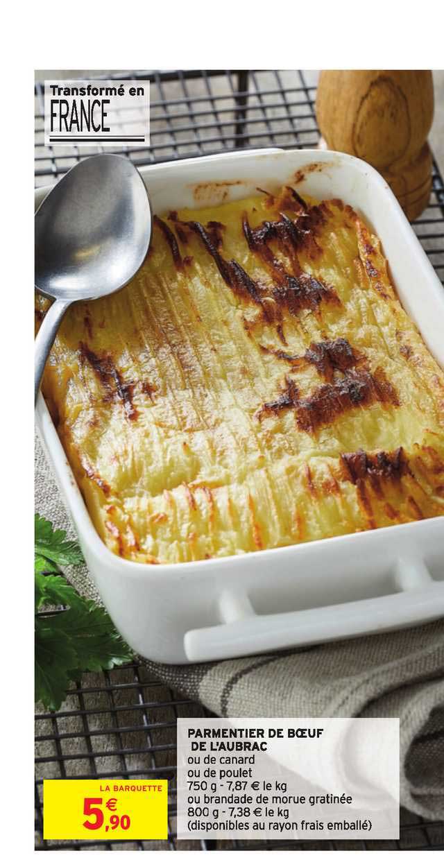parmentier de boeuf de l'aubrac