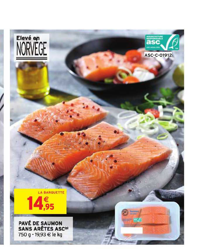 pavé de saumon sans arêtes asc