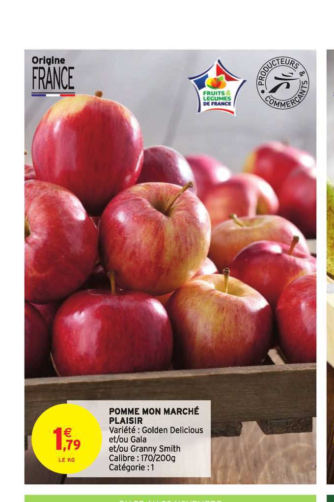 pomme mon marché plaisir