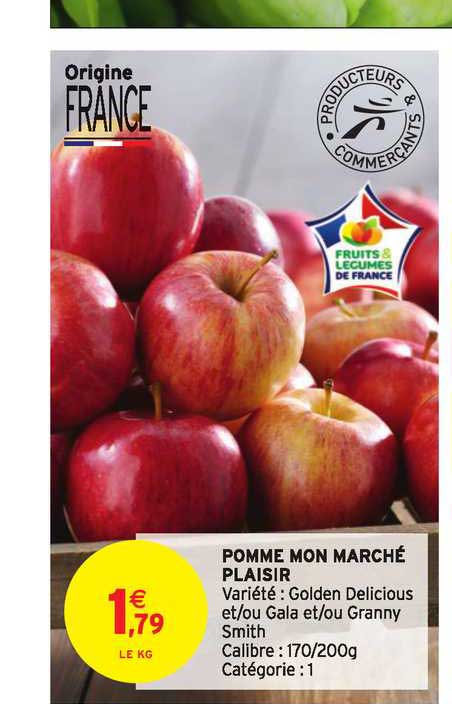 pomme mon marché plaisir