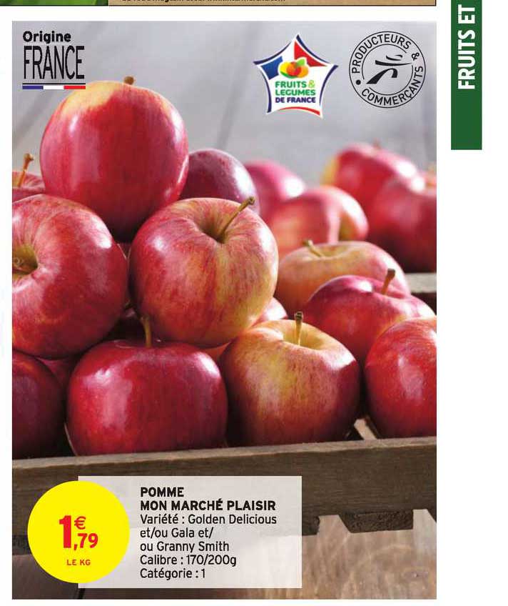 pomme mon marché plaisir