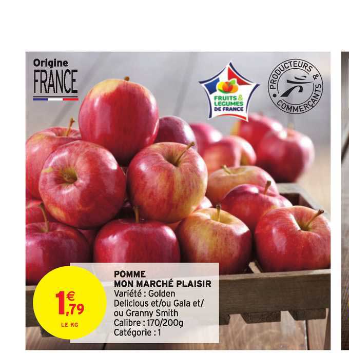 pomme mon marché plaisir