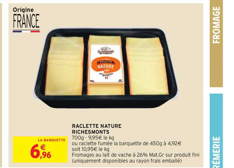 raclette nature richemonts