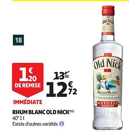 Rhum Blanc Old Nick
