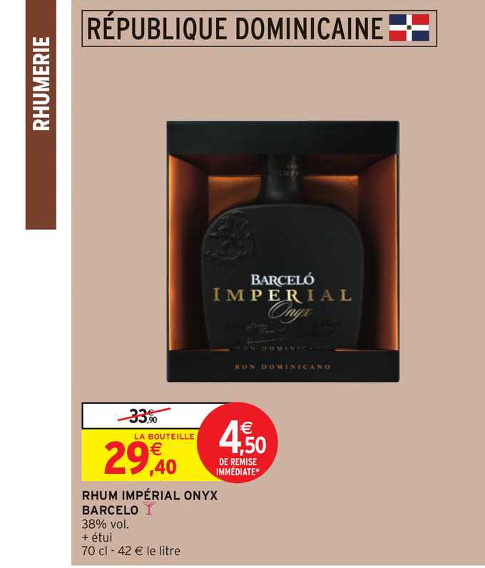 rhum impérial onyx barcelo
