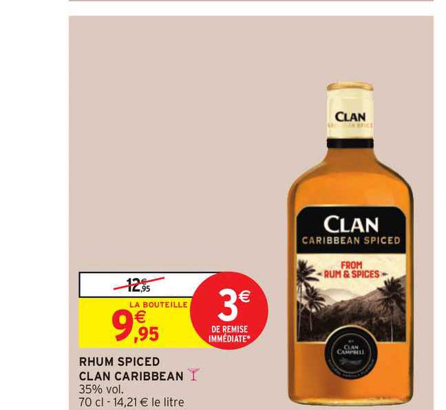 rhum spiced clan caribbean