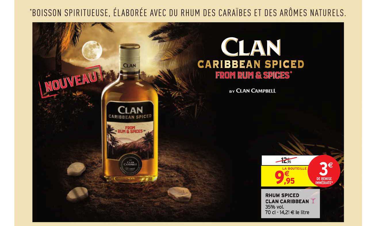 rhum spiced clan caribbean
