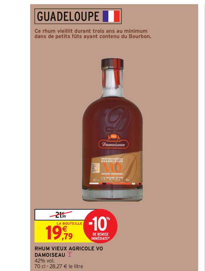Rhum Vieux Agricole Vo Damoiseau