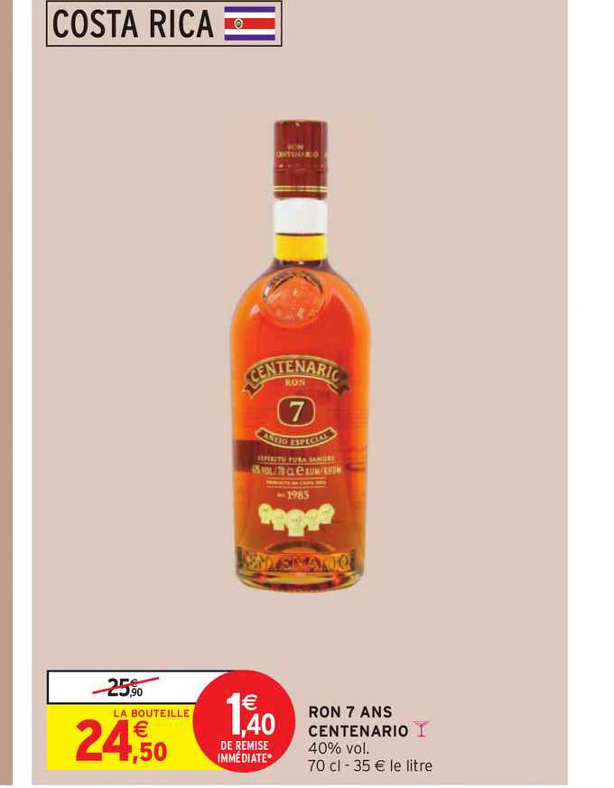 ron 7 ans centenario