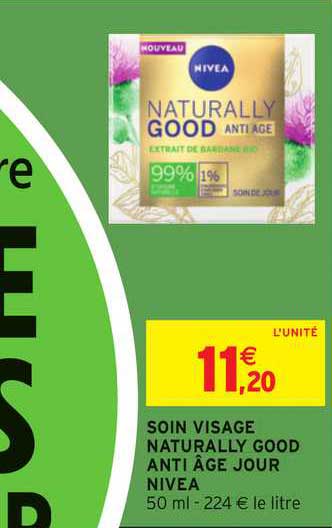 soin visage naturally good anti âge jour nivea
