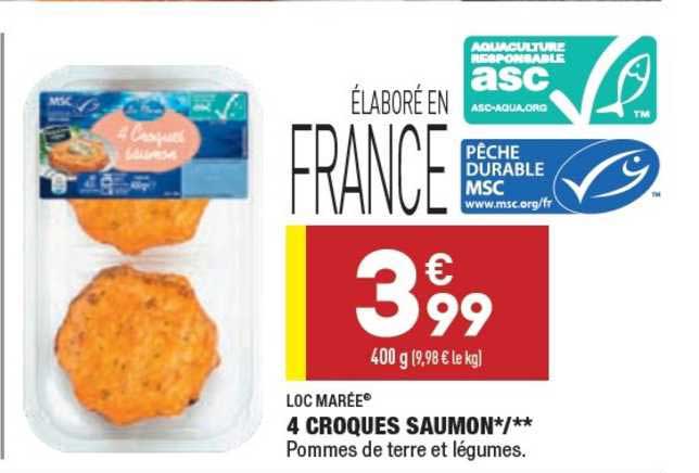 4 croques saumon loc marée
