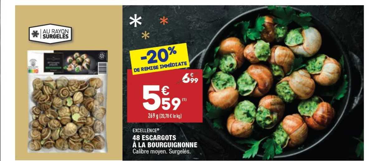 48 escargots à la bourguignonne excellence