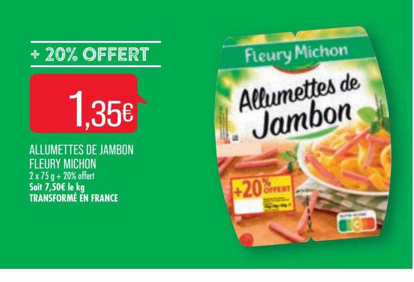 allumettes de jambon fleury michon
