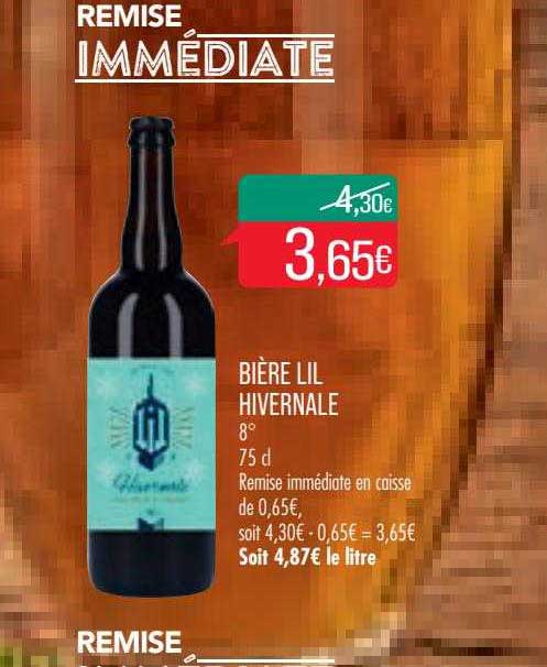 bière lil hivernale