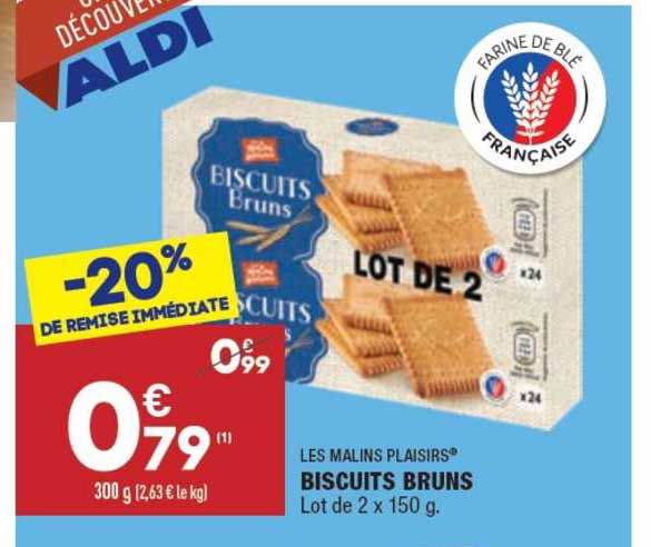 biscuits bruns les malins plaisirs