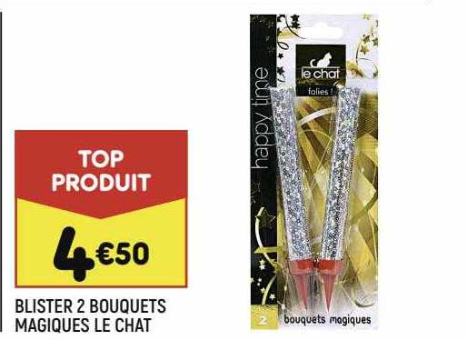 blister 2 bouquets magiques le chat