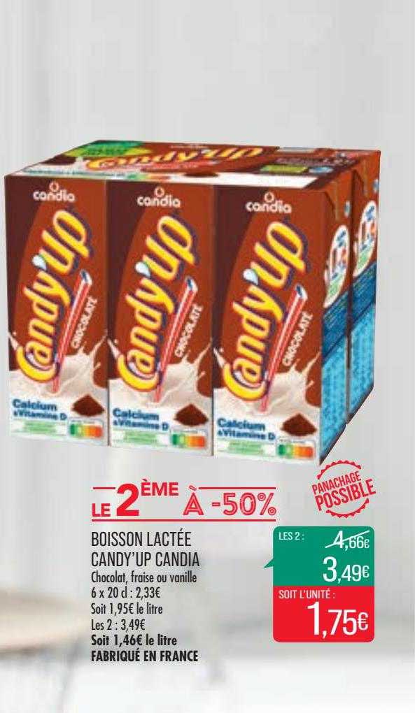 boisson lactée cady'up candia