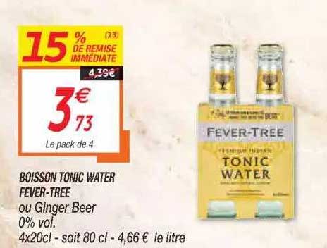 boisson tonic water fever-tree