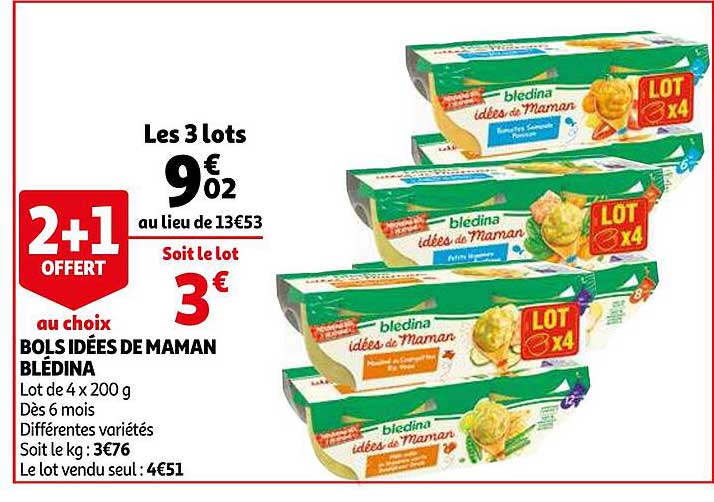 bols idées de maman blédina