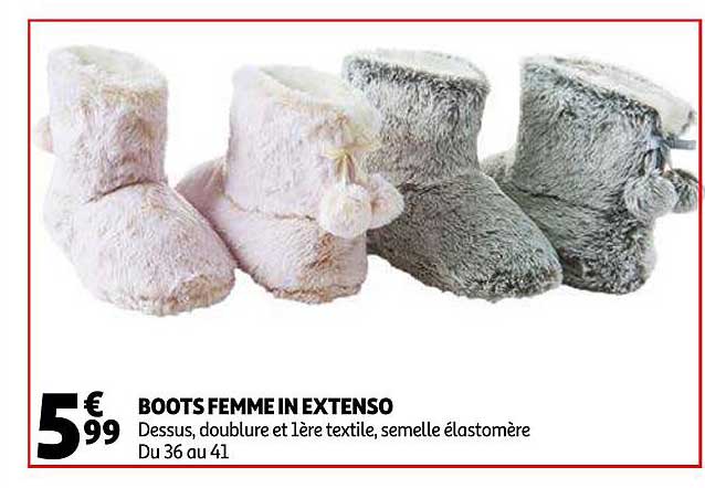 boots femme in extenso