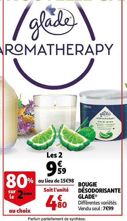 bougie désodorisante glade