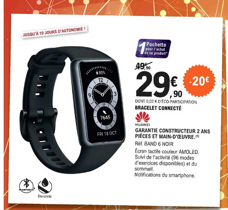 bracelet connecté huawei