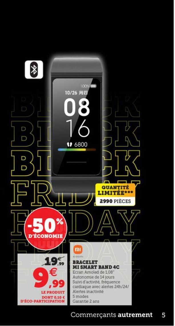 bracelet mi smart band 4c