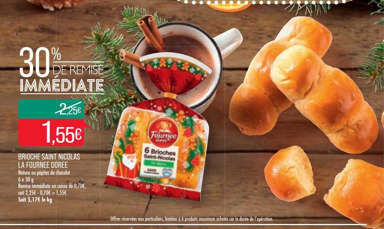 Brioche Saint Nicolas La Fournée Dorée