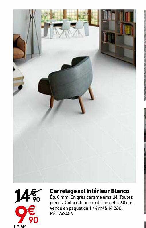 Carrelage Sol Intérieur Blanco