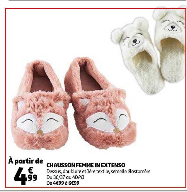 chausson femme in extenso