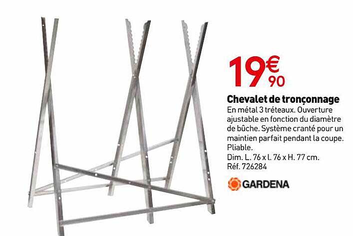 Chevalet De Tronçonnage Gardena