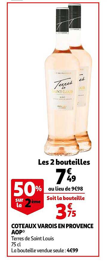 coteaux varois en provence aop terres de saint louis