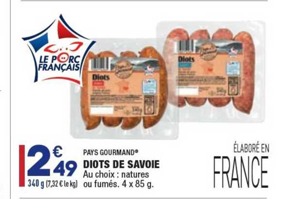 Diots De Savoie Pays Gourmand