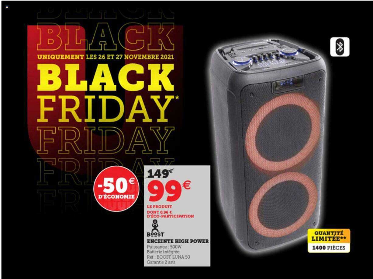 enceinte high power boost