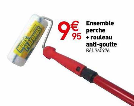 ensemble perche + rouleau anti-goutte