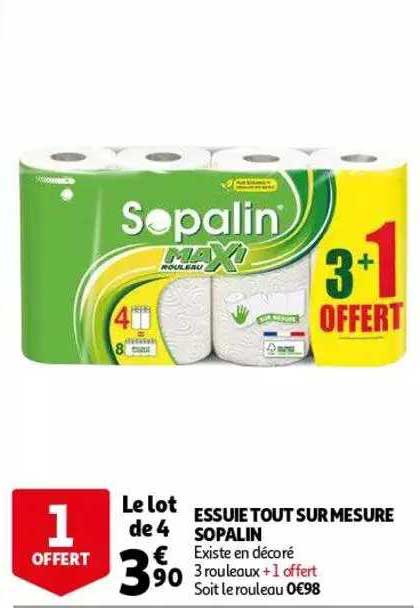 essuie tout sur mesure sopalin