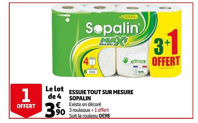 essuie tout sur mesure sopalin