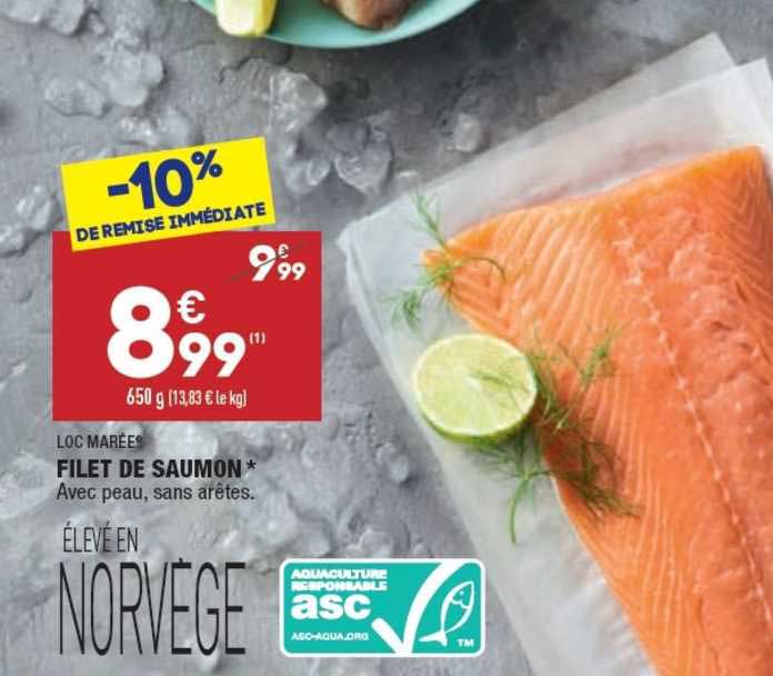 filet de saumon loc marées