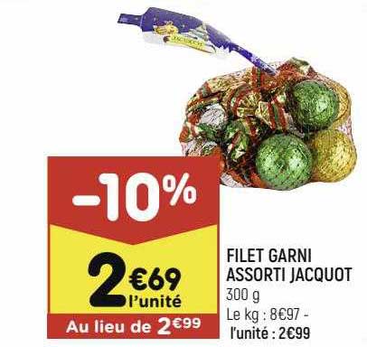 filet garni assorti jacquot