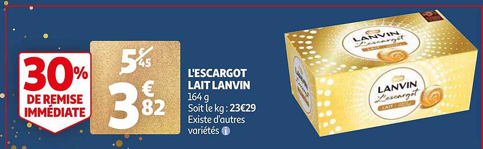 l'escargot lait lanvin