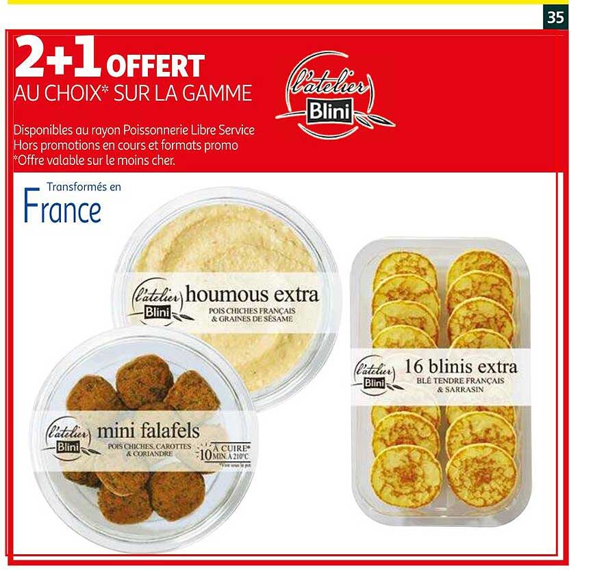 la gamme l'atelier blini