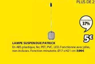 lampe suspendue patrick