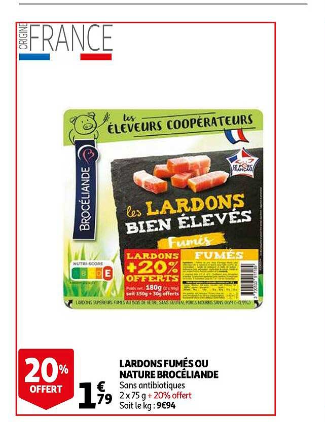 Lardons Fumés Ou Nature Brocéliande