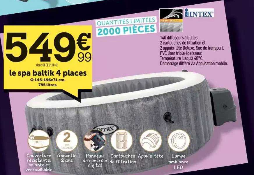 le spa baltik 4 places intex