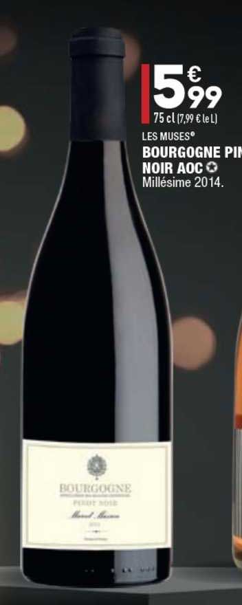 Les Muses Bourgogne Pinot Noir Aoc